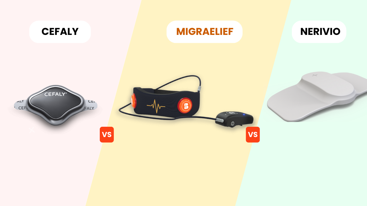 Cefaly vs. Nerivio vs. Migraelief: Which Device is Best for Migraines